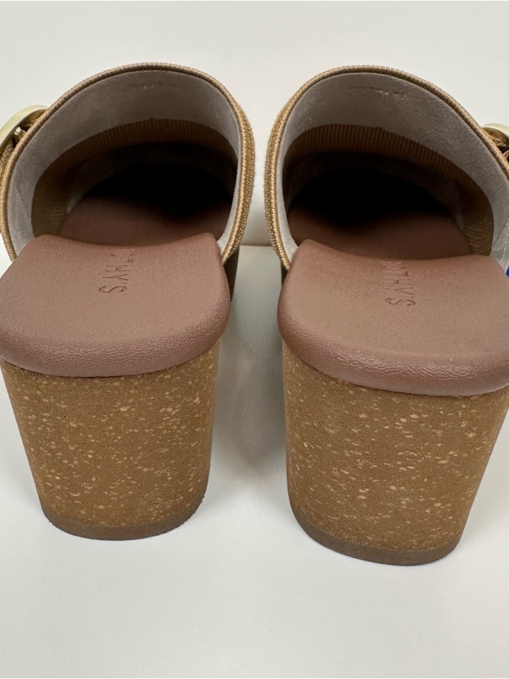 Rothys the Classic Buckle Clog in Butternut - Picture 7 of 9